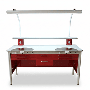 BANCADA DE TRABALHO 2 POSTOS JEB MOD KAPPA DENTARIA