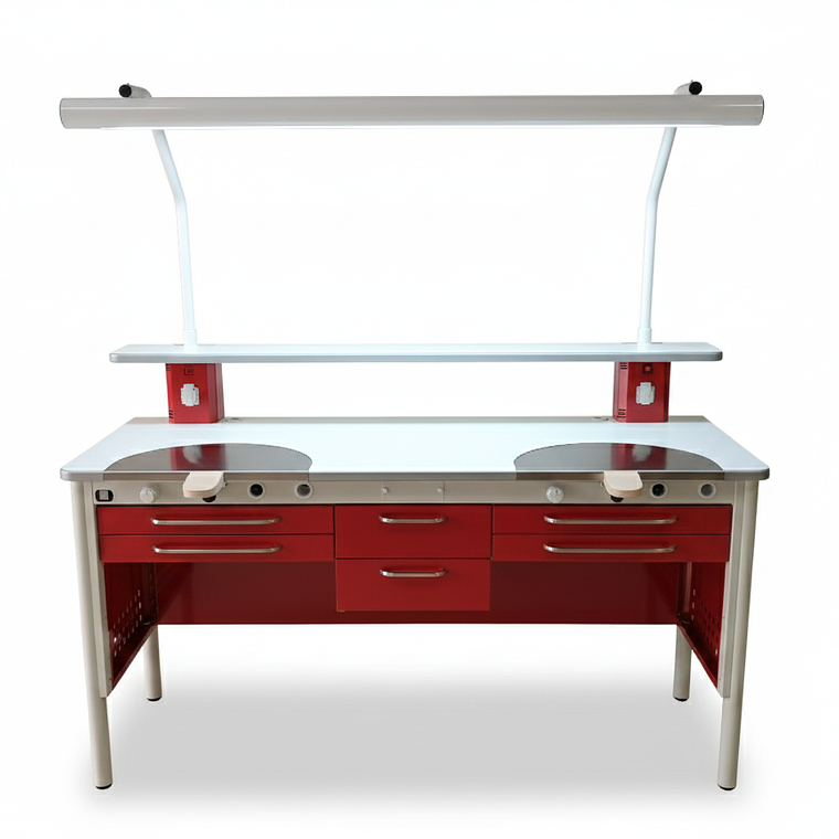 BANCADA DE TRABALHO 2 POSTOS JEB MOD KAPPA DENTARIA 1