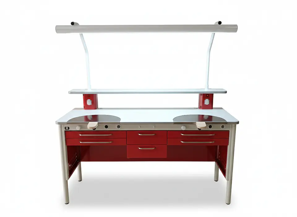 BANCADA DE TRABALHO 2 POSTOS JEB MOD KAPPA DENTARIA 1