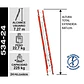 Esc. F. Vidrio Telesc. 6.40m - Miniatura 4