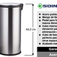 Basurero Acero Inox Cierre Suave 30l - Miniatura 4