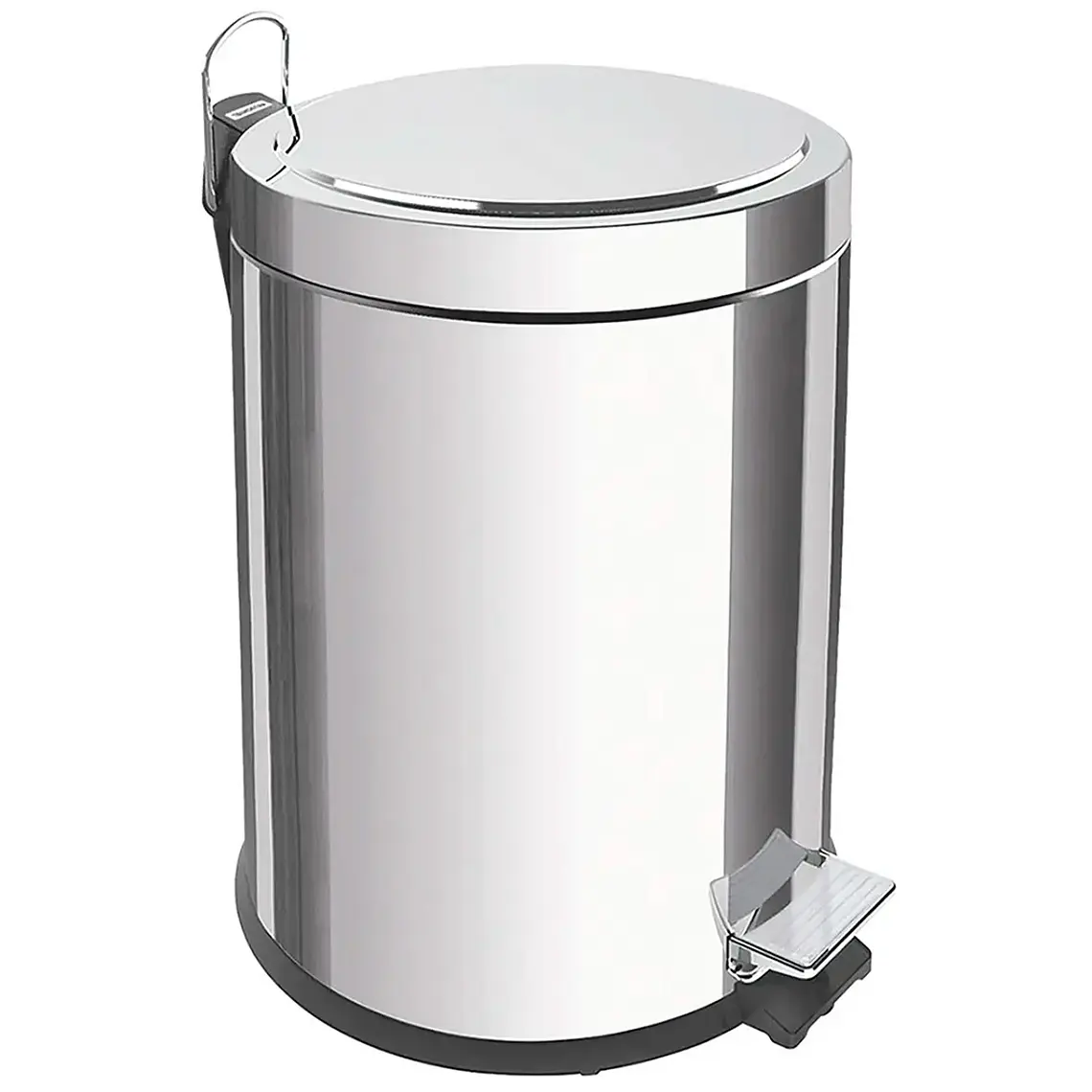 Basurero Pedal 5l Acero Inox Tramontina 1