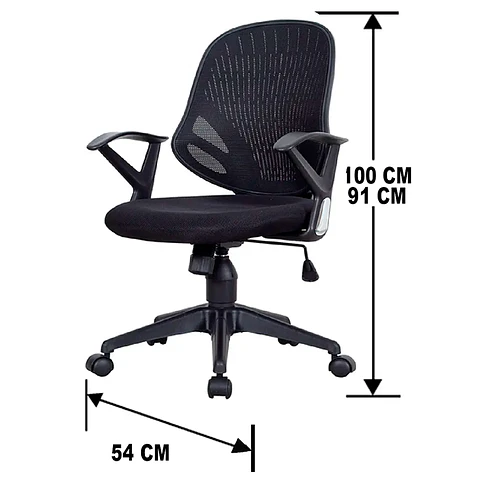 Silla Ejecutiva Basic Base Nylon Giratoria