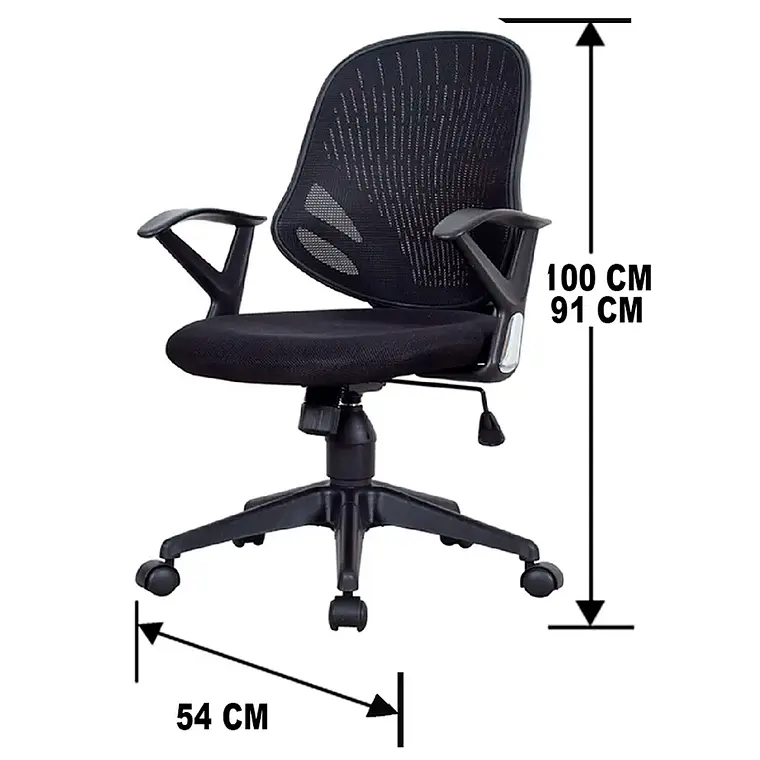 Silla Ejecutiva Basic Base Nylon Giratoria 2