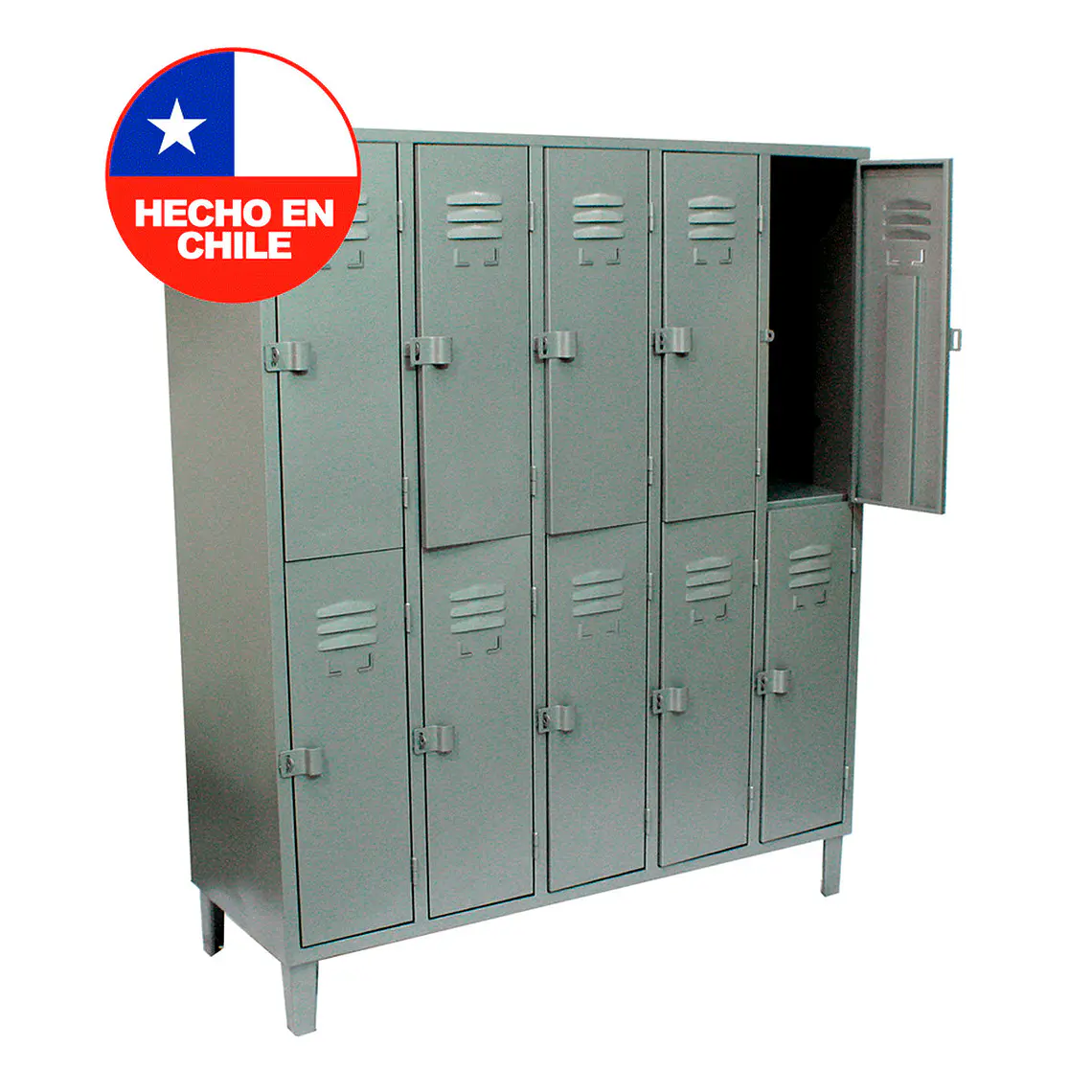 Lockers Metalico 10 Casilleros 1