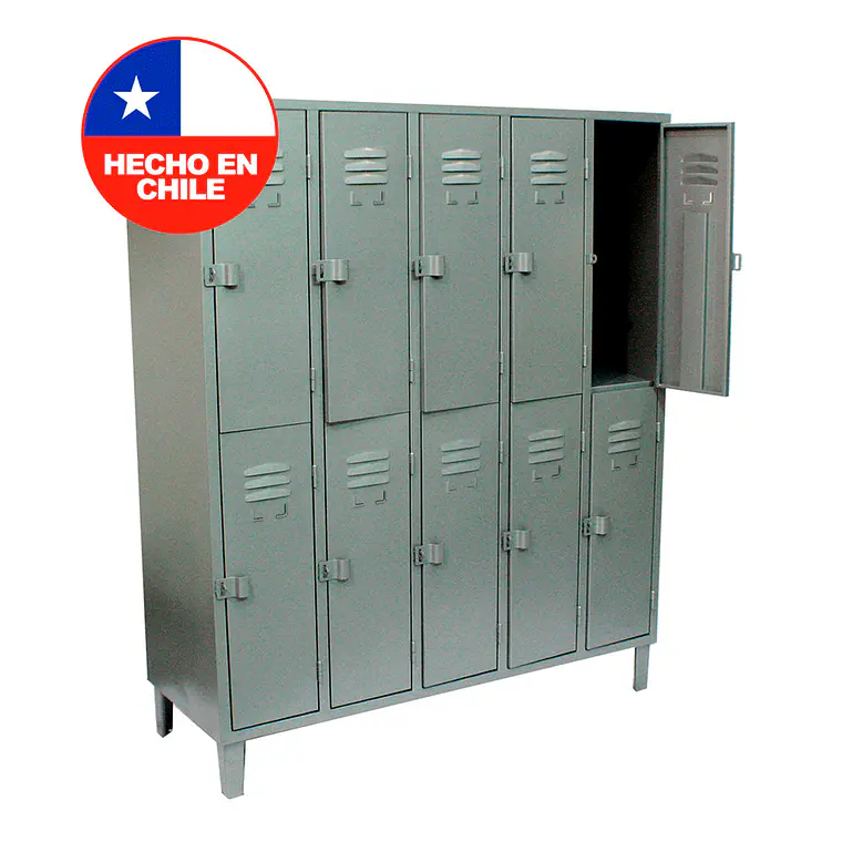 Lockers Metalico 10 Casilleros 1