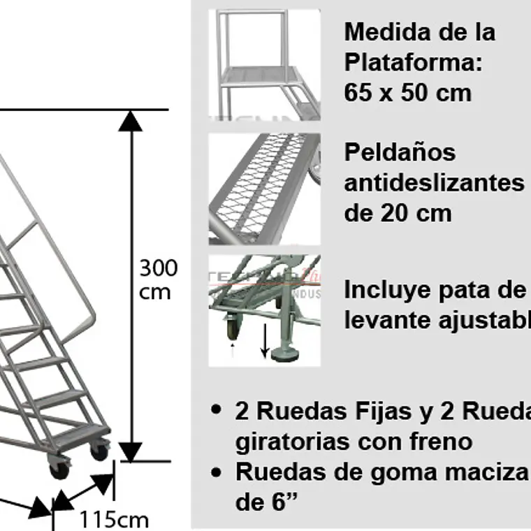 Escalera Tipo Avión 300m 3
