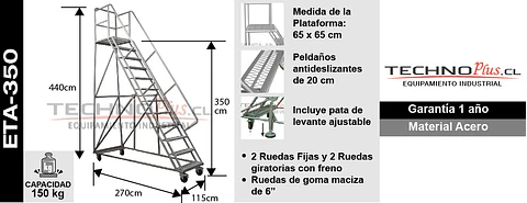 Escaleria Tipo Avión 350m