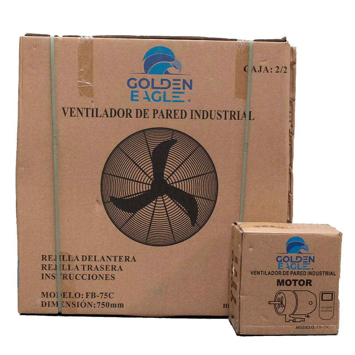 Ventilador 30' Industrial De Muro Con Control 5