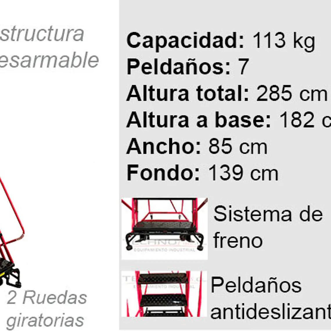 Esc. Tipo Avión 1.8m Importada 3