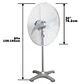 Ventilador 30' Industrial Pedestal - Miniatura 2