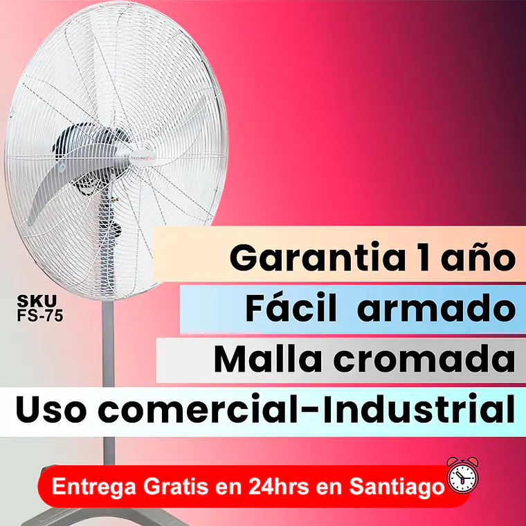 Ventilador 30' Industrial Pedestal 3