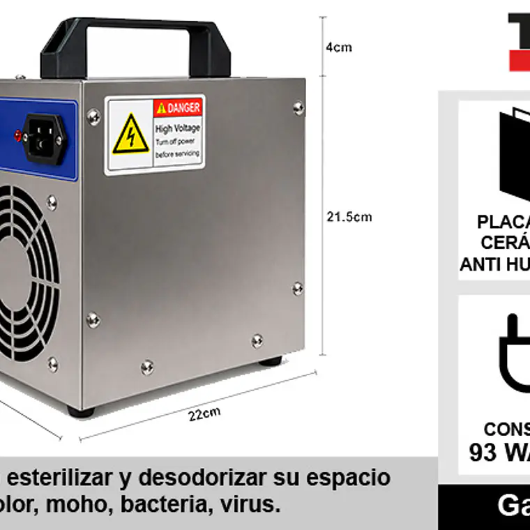 Generador De Ozono 220v - 10g/h 6