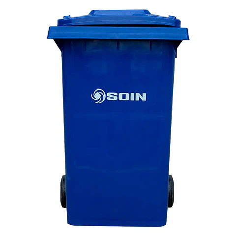 Contenedor De Basura 360l Azul