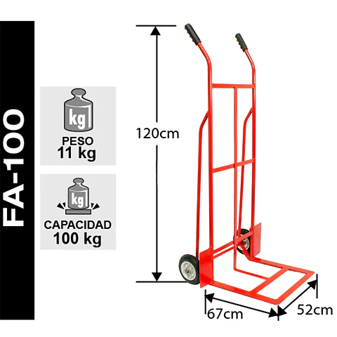 Yegua Acero Mini 100 Kg.