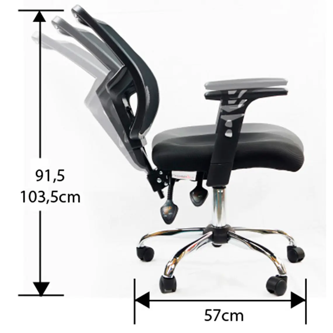 Silla Ejecutiva Pro Base Metalica - Ergo 4