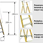 Esc. Fibra V. Plat. Con Baranda 7 Peld - Miniatura 4