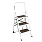 Piso Escalera Plegable 3p Con Asa - Miniatura 1