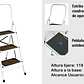 Piso Escalera Plegable 3p Con Asa - Miniatura 3