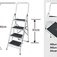 Piso Escalera Plegable 4p Con Asa - Miniatura 3