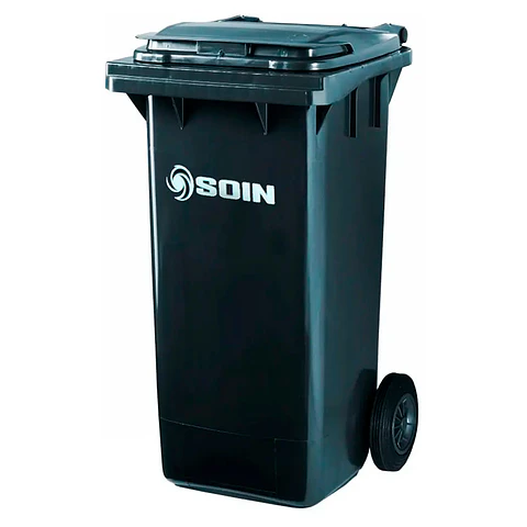 Contenedor De Basura 120l Gris