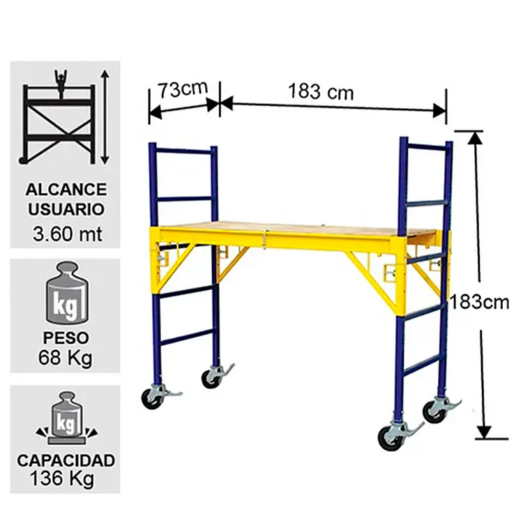 Andamio Acero 3
