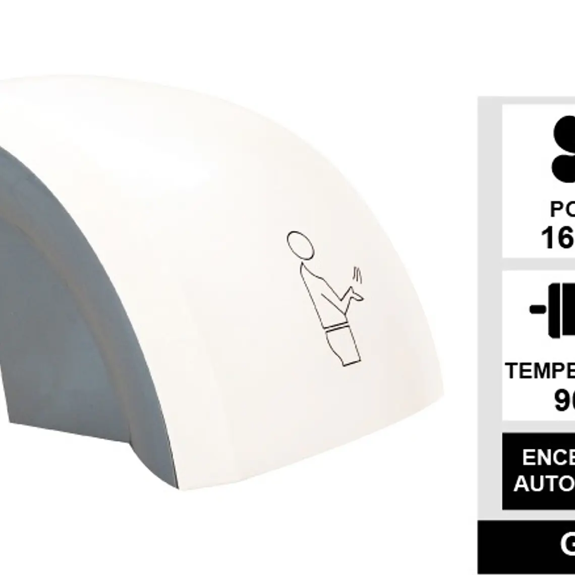 Secador De Manos 1600w 4