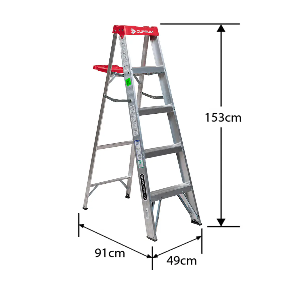 Esc. Aluminio Tijera 1.52m 7