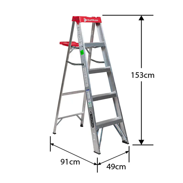 Esc. Aluminio Tijera 1.52m 7