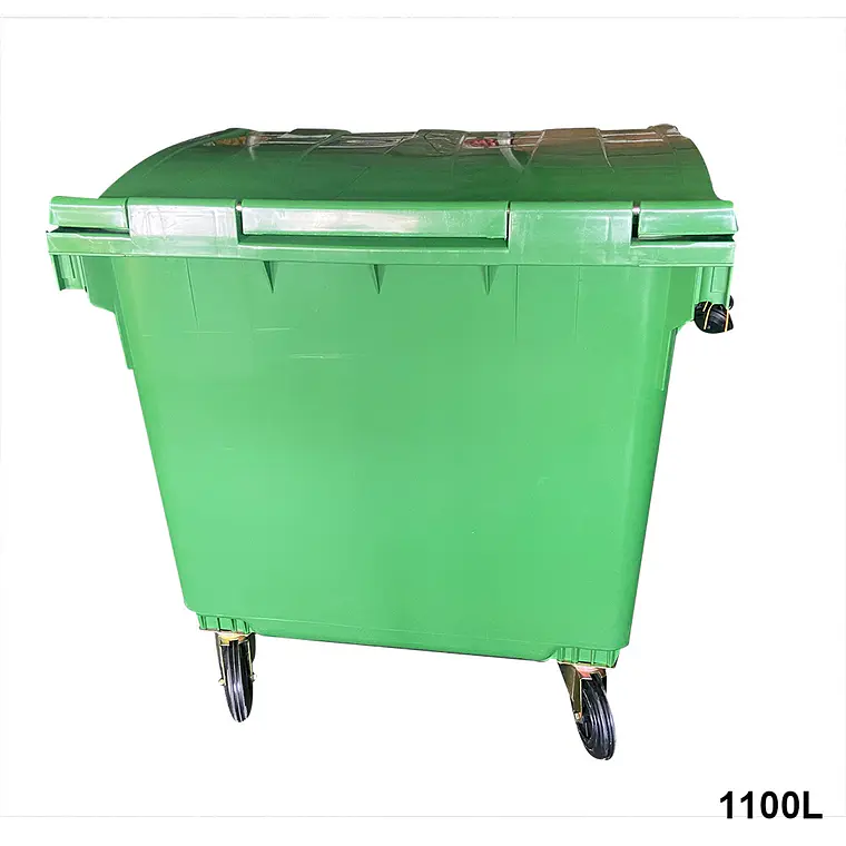 Contenedor De Basura 1.100l Verde 4