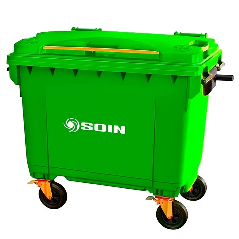 Contenedor De Basura 770l Verde