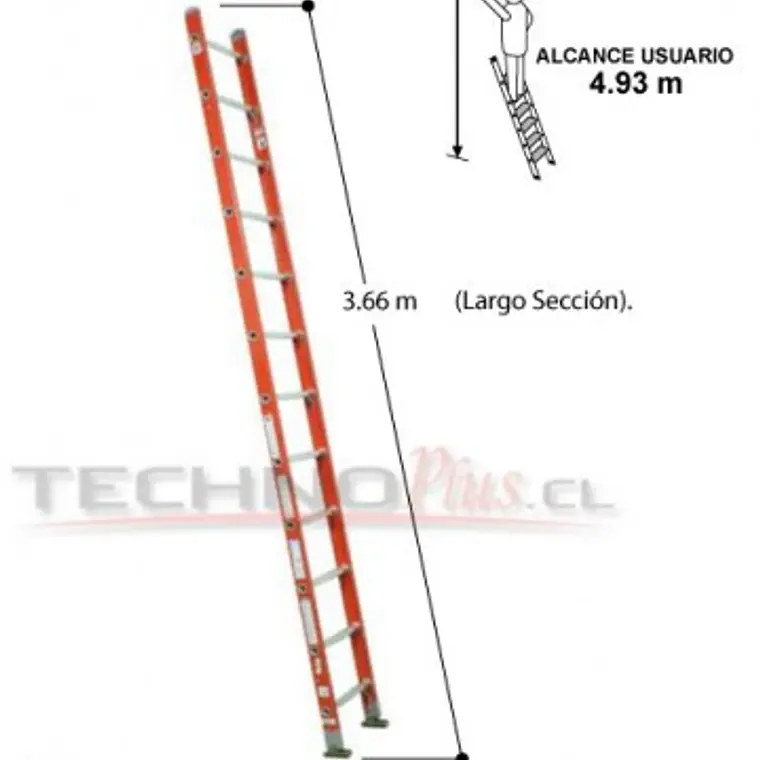 Esc. F. Vidrio Recta 3.66m 6