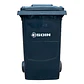Contenedor De Basura 360l Gris - Miniatura 1