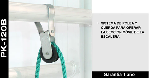 Kit Cuerda Polea Cuprum