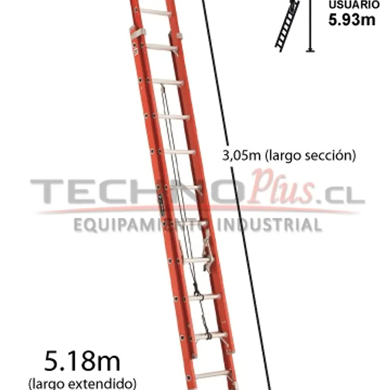 Esc. F. Vidrio Telesc. 5.18m 4