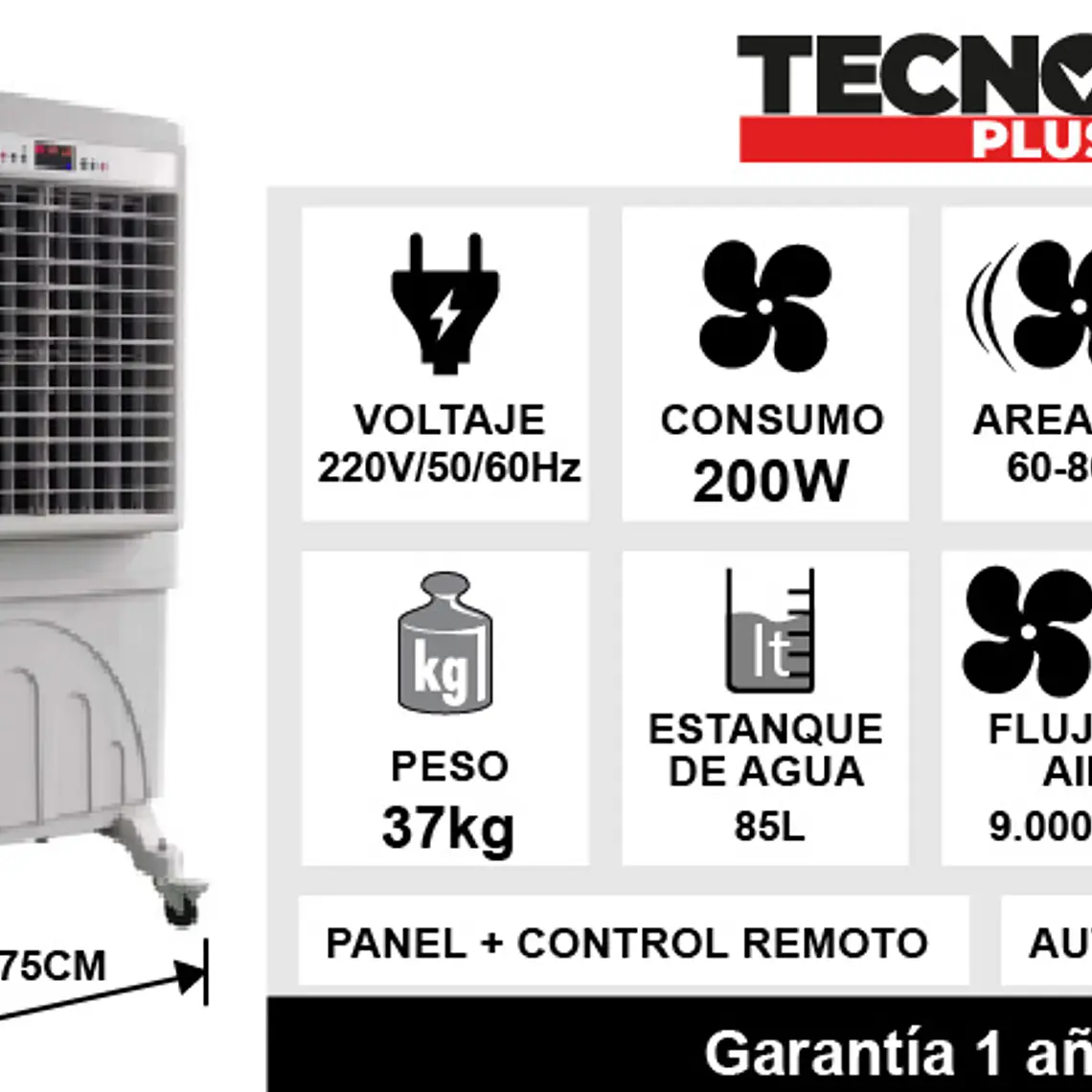 Enfriador De Aire Evaporativo 9000 M3/h 8