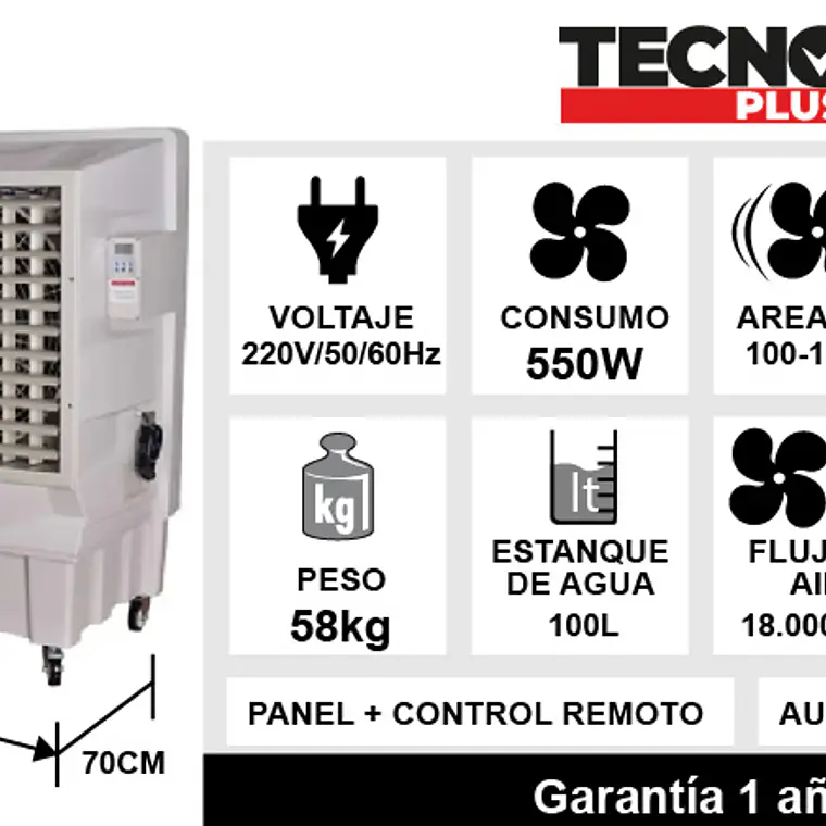 Enfriador De Aire Evaporativo 18000 M3/h 6