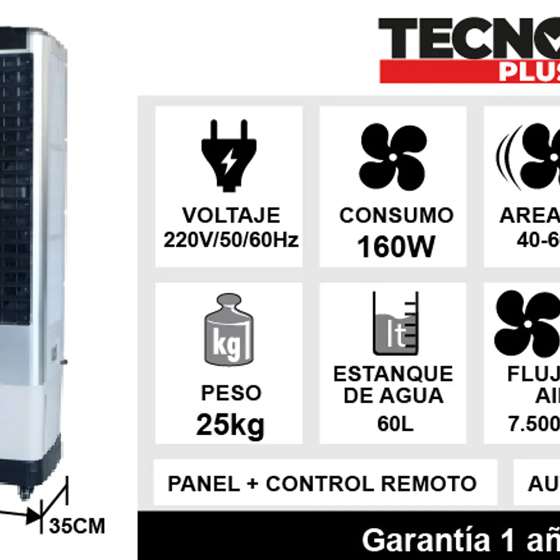 Enfriador De Aire Evaporativo 7500 M3/h 8