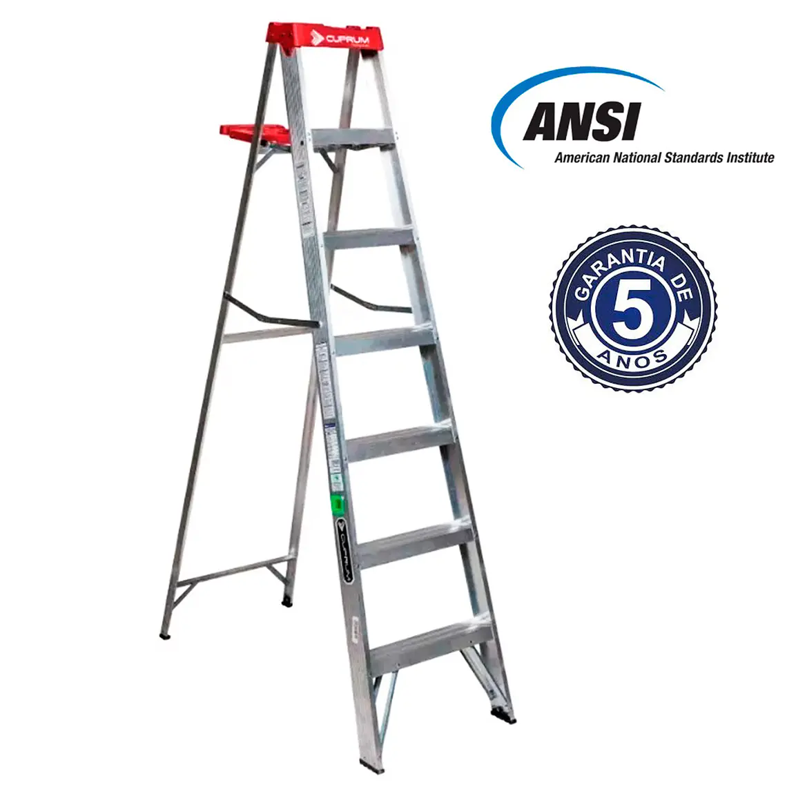 Esc. Aluminio Tijera 2.13m 9