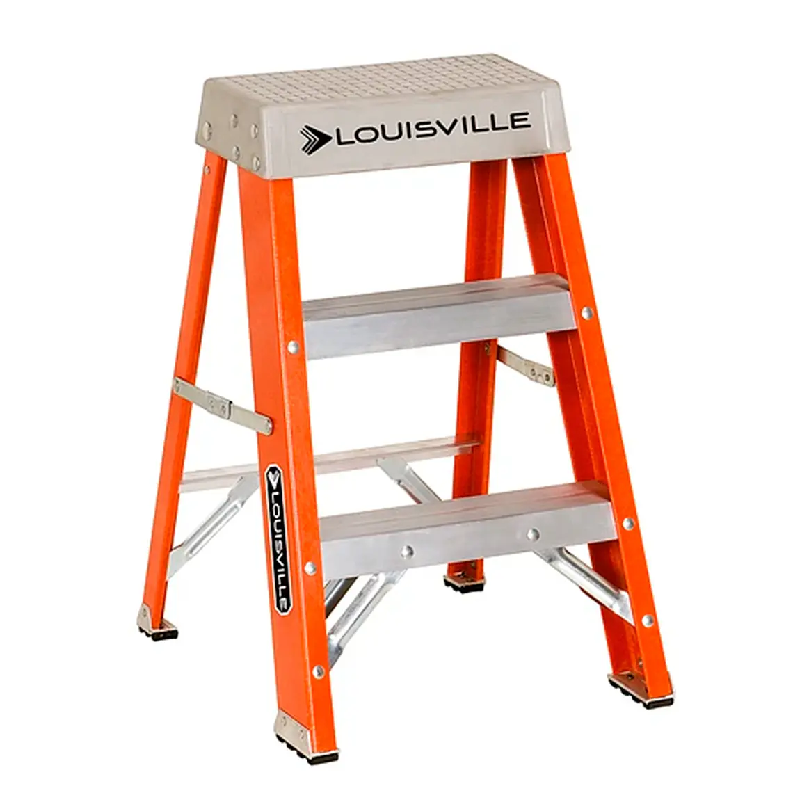 Escalera Fibra De Vidrio 2 PeldaÑos Louisvill 1