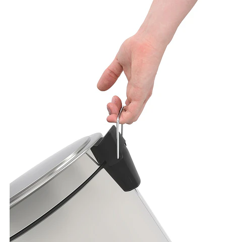 Basurero Pedal 20l Inox. Tramontina
