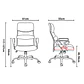 Silla Ejecutiva Oficina Respaldo Alto - Miniatura 5