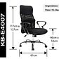 Silla Ejecutiva Oficina Respaldo Alto - Miniatura 6