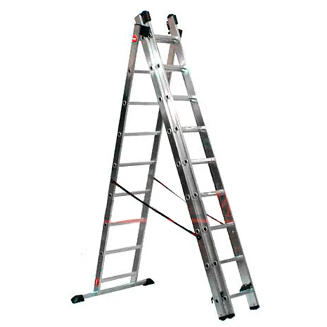 Esc. Aluminio Tijera Tel.3 X 2.54m 1