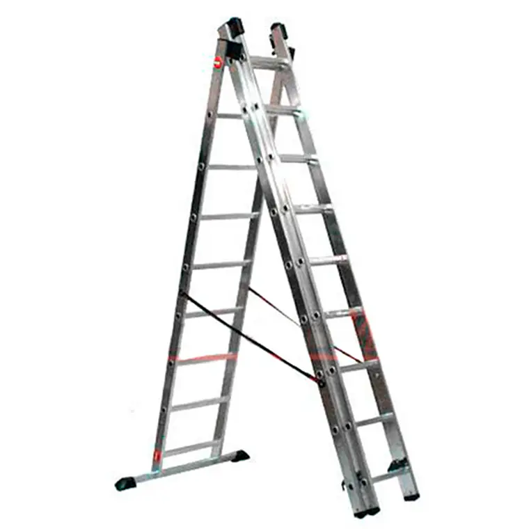 Esc. Aluminio Tijera Tel.3 X 2.54m 1