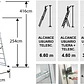 Esc. Aluminio Tijera Tel.3 X 2.54m - Miniatura 6