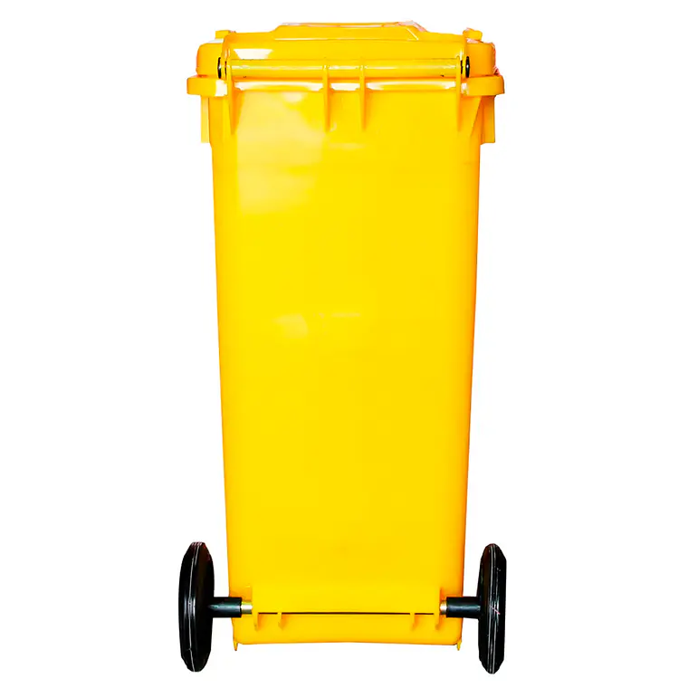 Contenedor De Basura 120l Amarillo 3