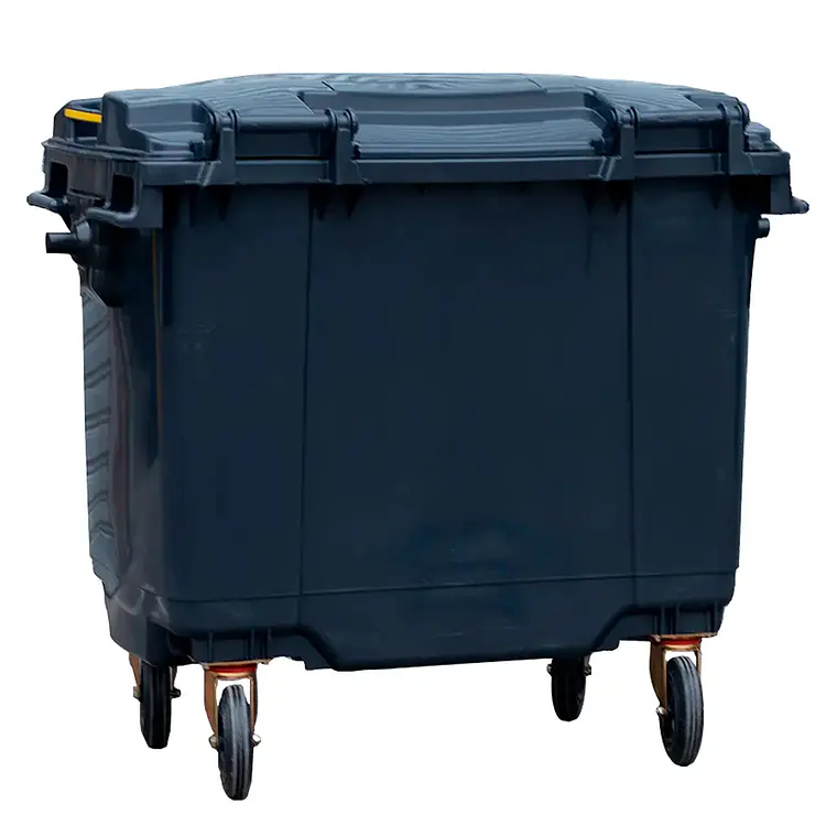 Contenedor De Basura 660l Gris 3