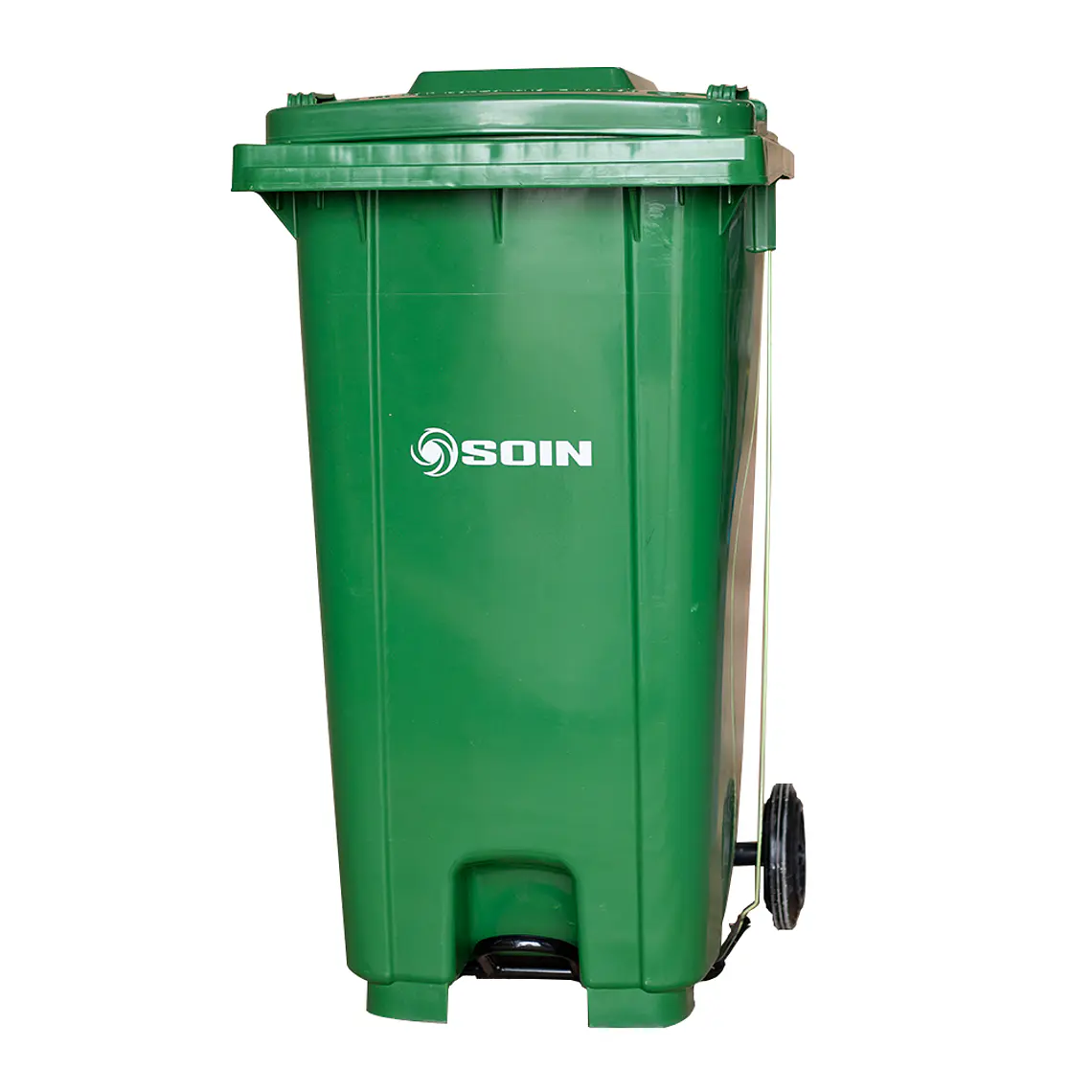 Basurero C/tapa,rueda Y Pedal 240l 1