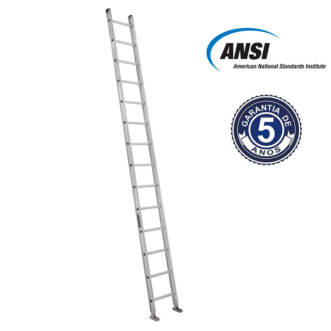 Esc. Aluminio Recta Simple 4.27m 6